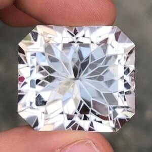 Natural Quartz Fancy Flower Cut 63.35 Carats